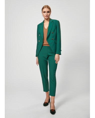 Blazer croisé avec doublure contrastée