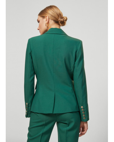 Blazer croisé avec doublure contrastée