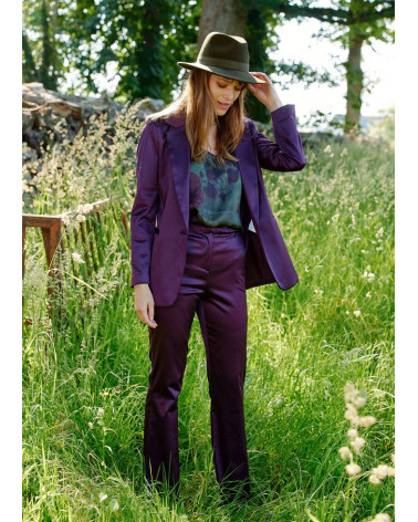 PANTALON EN SATIN CLOE