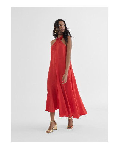 ROBE ENCOLURE AMÉRICAINE MIDI