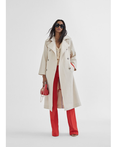 TRENCH BANDES COLORÉES