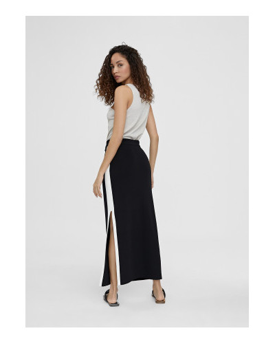 JUPE MIDI EN MAILLE LC