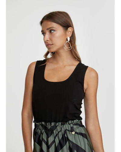 ROBE LONGUE ZEBREE A BRETELLES