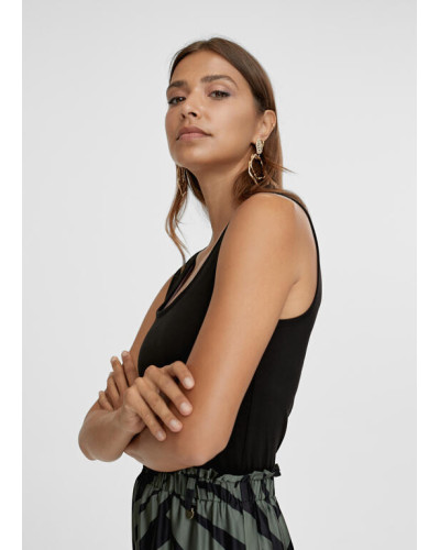 ROBE LONGUE ZEBREE A BRETELLES