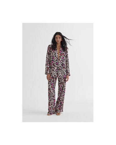PANTALON DROIT IMPRIMÉ ANIMAL