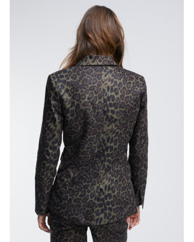 Blazer Imprimé Léopard