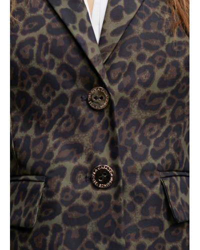 Blazer Imprimé Léopard