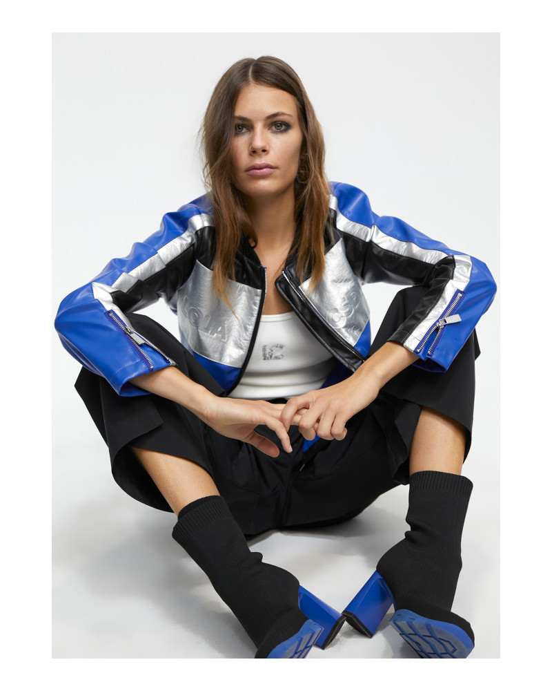 BLOUSON MOTARD SIMILI LC