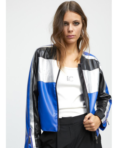 BLOUSON MOTARD SIMILI LC