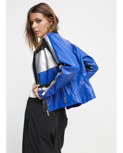 BLOUSON MOTARD SIMILI LC