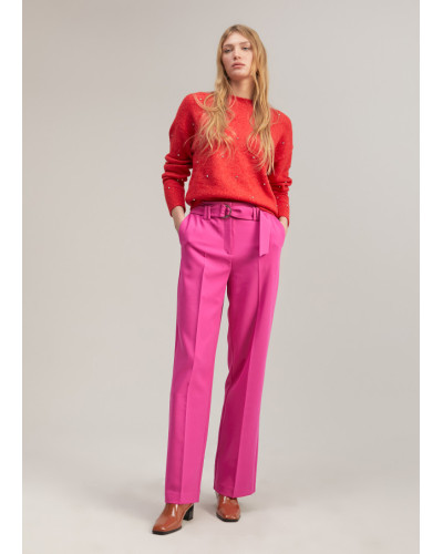 PANTALON WIDELEG AVEC CEINTURE