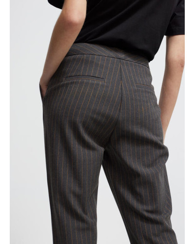 Pantalon A rayures tennis beiges