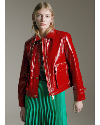 Veste Effet Verni