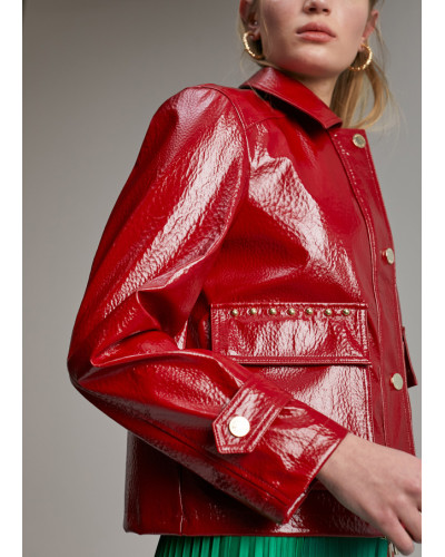 Veste Effet Verni