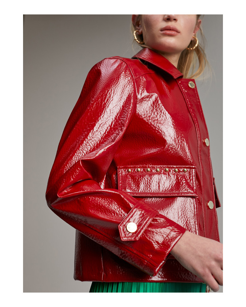 Veste Effet Verni