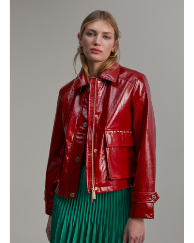 Veste Effet Verni