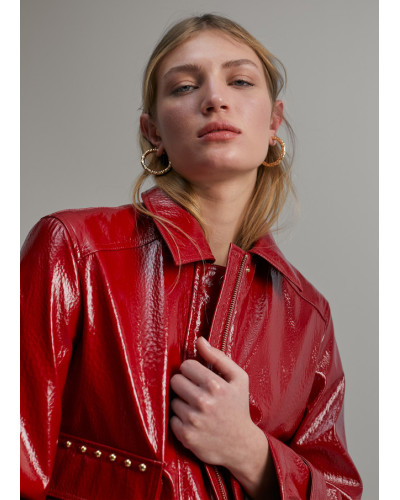 Veste Effet Verni