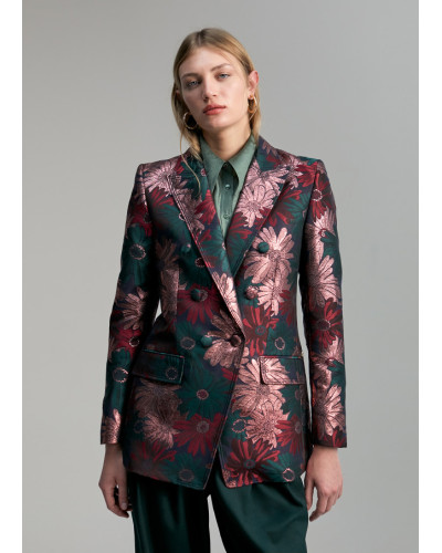 Blazer Jacquard foral