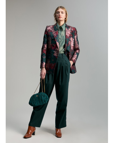Blazer Jacquard foral