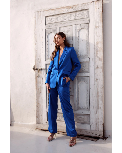 BLAZER SATIN CHOKLATE