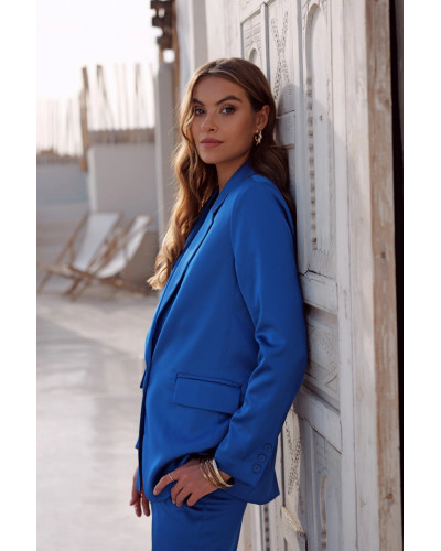 BLAZER SATIN CHOKLATE