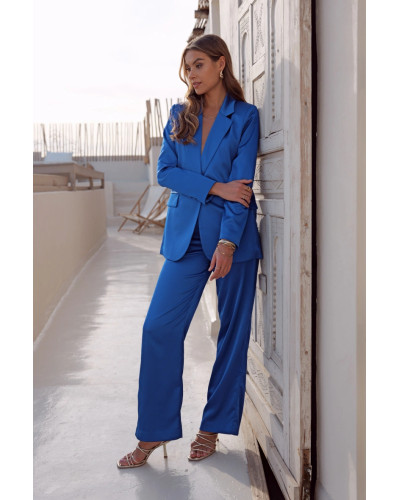 BLAZER SATIN CHOKLATE