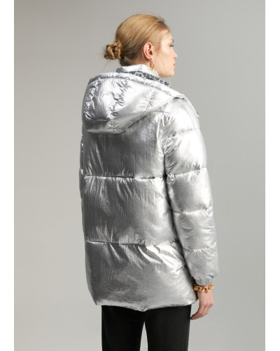 Anorak matelassé métallisé