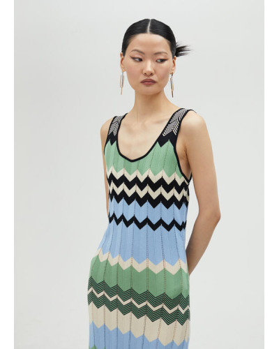 ROBE LONGUE MULTICOLORE LC