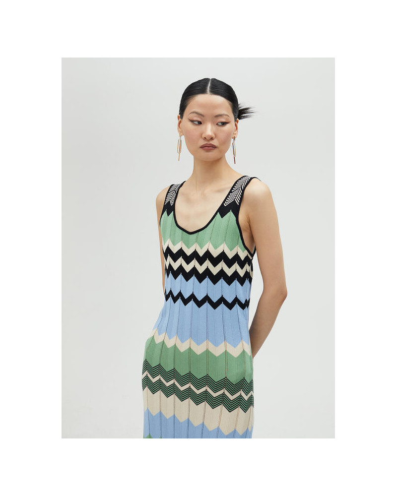 ROBE LONGUE MULTICOLORE LC