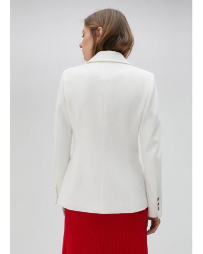 Blazer droit en lyocell