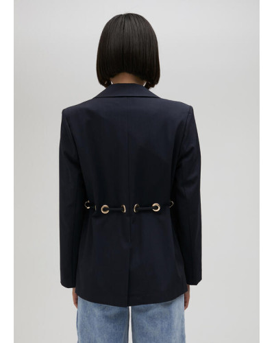 Blazer à œillets