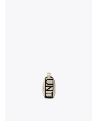 Sac à bandoulière avec anneaux et ruban à décor logo