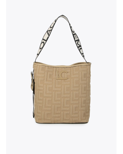 SAC CABAS EN TISSU MONOGRAMME