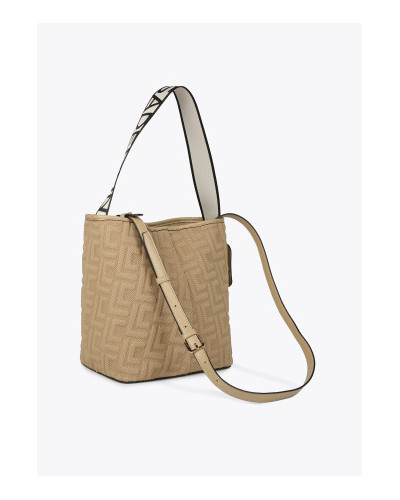 SAC CABAS EN TISSU MONOGRAMME