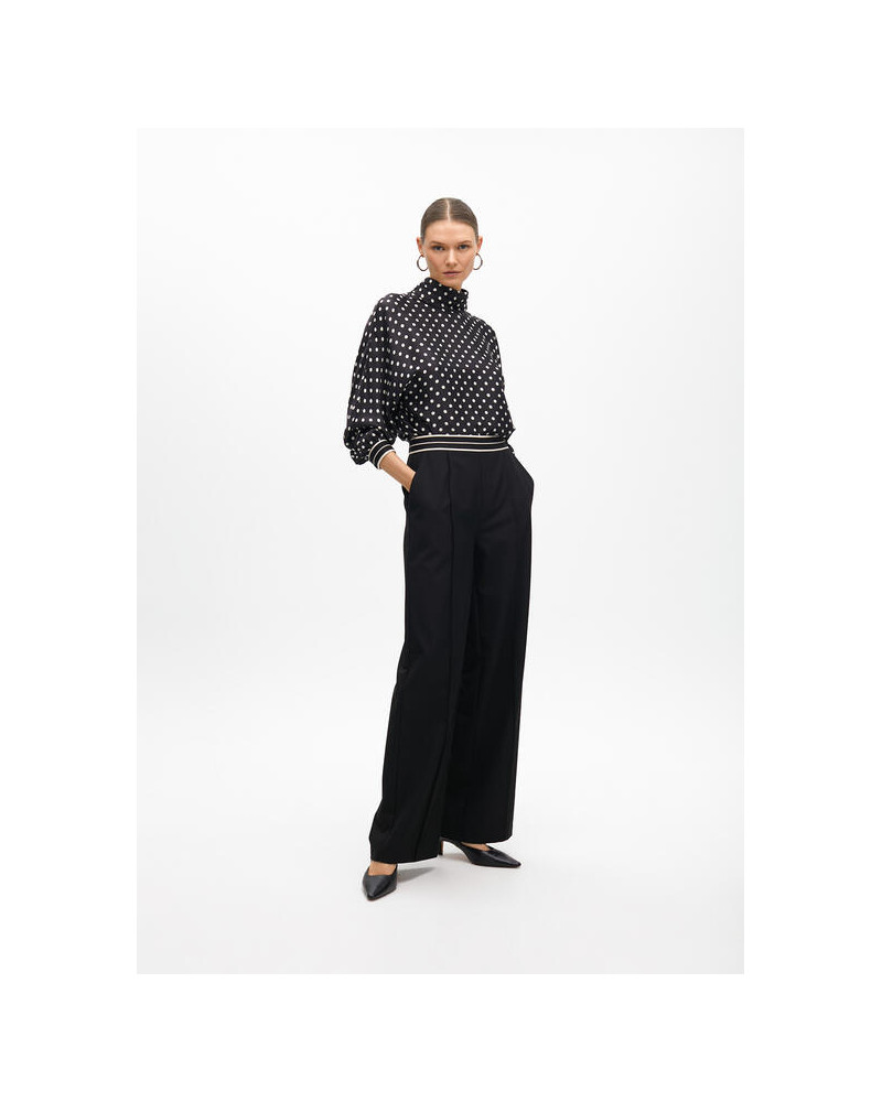 PANTALON DROIT BICOLORE LC