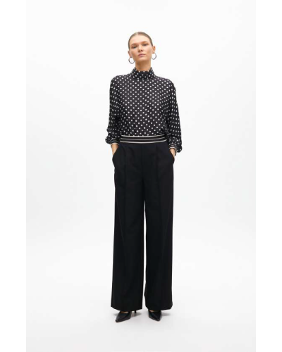 PANTALON DROIT BICOLORE LC