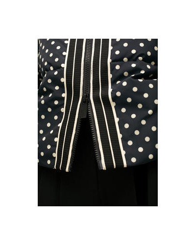 ANORAK COURT MATELASSÉ À POIS