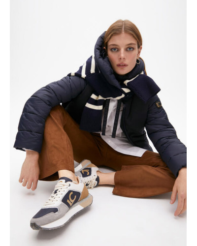 Sneaker avec semelle personnalisée et imprimé animalier