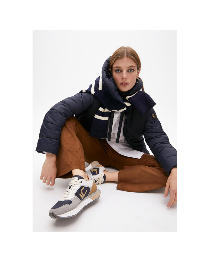 Sneaker avec semelle personnalisée et imprimé animalier