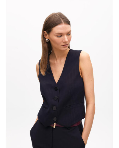 GILET TAILLEUR RAYE LOLA C
