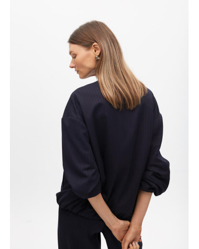 Bomber à rayures avec détail bijoux