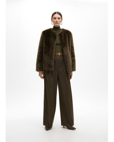 VESTE  FAUSSE FOURRURE LC