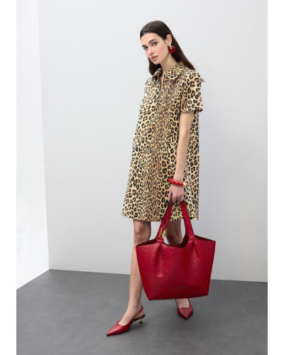 ROBE CHEMISE COURTE IMPRIMÉE L