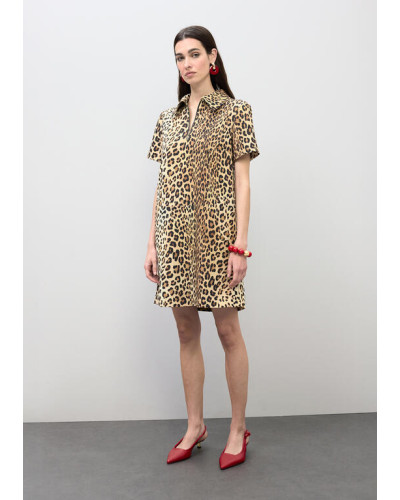 ROBE CHEMISE COURTE IMPRIMÉE L