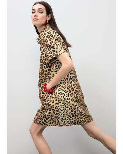 ROBE CHEMISE COURTE IMPRIMÉE L