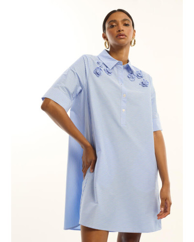ROBE CHEMISE POPELINE