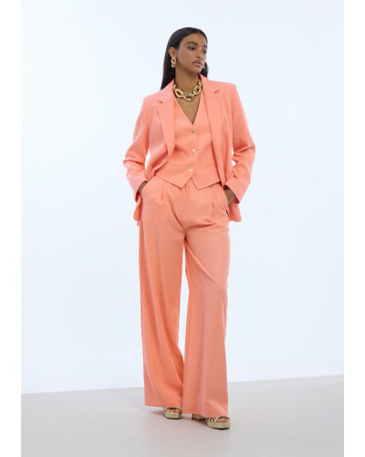 PANTALON PALAZZO A PINCES LC