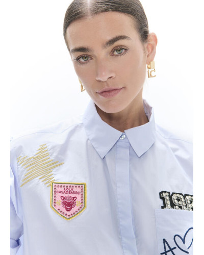 CHEMISE OS BRODEE LC