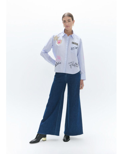 CHEMISE OS BRODEE LC